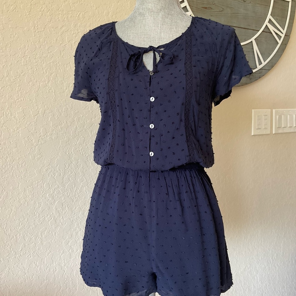 Aeropostale Navy Blue Jumpsuit